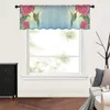 Vorhang Frühlingsblume Kolibri Küche Kleines Fenster Tüll Sheer Kurzes Schlafzimmer Wohnzimmer Home Decor Voile Vorhänge