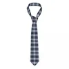 Bow Ties Plaid slipsar unisex polyester 8 cm retro klar hals för män silke breda tillbehör gravatas cosplay rekvisita