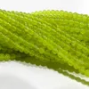 4mm Green Peridot Gemstone Round Loose Beads 15 267B