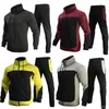 Herrspår 2023 Spring och Autumn High Quality Combination of Hat Pickla Coat Leisure Sports Pants Passar Män jogga