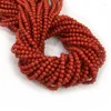 Beads Selling Temperamental Length 38cm Coral Stone For Jewelry Making Necklace Bracelet Size 3mm