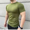 Men s T Shirts Men Summer Short Sleeve Fitness T Shirt Running Sport Gym Compression Workout Casual High Quality Tops Clothing 230719