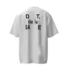 2024 Galeries T-shirt Depts Hommes Tshirt Designer Mode Pur Coton T-shirt Femmes High Street Luxe Lâche Classique Imprimer Couples Tops Vêtements Taille S-XL