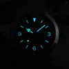Horloges San Martin 36 mm Explore Series heren sporthorloge luxe saffier PT5000 automatisch mechanisch zelfopwindend 100 m waterdicht BGW-9