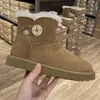 Designerskie puszyste buty śnieżne mini kobiety zima australia platforma tasman fur