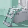Potties Seats Foldable Baby Potty Seat Potty Backrest Training Chair Seat Belt Step Stool Ladder Suitable for Toddler Portable Toilet Potty Se x0719