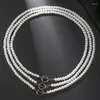 Ras du cou mode OT boucle Imitation perle collier Style gothique hommes clavicule chaîne pour femme bijoux fins cadeau de mariage