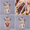 Basic Casual Dresses European And American Womens Wear Summer New Style Short-Sleeved Print Fashionable Embroidered Beaded Dress D Dh6Er