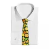 Bow Ties fruits mignons fruits citron citron et cravate orange hommes femmes polyester 8 cm cou pour hommes skinny grand usure quotidienne