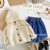 Pullover Baby Autumn Sweater Coat 2022 New Children's Hooded Top Autumn Sweater Korean Boy Knitted Cardigan HKD230719