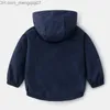 Mantel Jungen Frühling Herbst Mantel Kinderjacke Kinder Kapuzen-Windbreaker mit Taschen Kinder-Reißverschlussmantel Babykleidung 2-7 Jahre Z230719