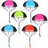 Nieuwigheid Games 4 sets Hand Gooien Parachute Kids Outdoor Grappig Speelgoed Game Play voor Kinderen Fly Sport met Mini Soldaat 230719