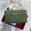 Abendtaschen 2023 Trend Luxus Damen Handtasche Krokodil Strauß Korn Echtes Leder Lunchbox Tasche Hohe Qualität Crossbody Kosmetik