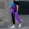 Pantalons de t-shirts pour les survêtements masculins Croyez en vous-même un pantalon T-shirt imprimé en 3D