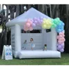 outdoor activiteiten witte opblaasbare bruiloft uitsmijter 4 5x4 2 m party bouncy caslte Anniversary jumper huis voor 270 h