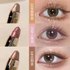 Eye Shadowliner Combination Fade Resistant Gel Pen Waterproof Glitter Eye Shadow Stick Diamond Draping HighlightBrush Makeup 230719