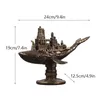 Objets décoratifs Figurines Résine Rétro Américain Steam Punk Baleine Bateau Steampunk Figurines Intérieur Home Office Bureau Décor Objet Accessoires 230718