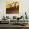 Beautiful Dancer Canvas Art Dancers Practicing at the Barre Edgar Degas Painting Artwork Handmade Hotel Room Decor