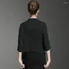 Women's Jackets Fashion Chiffon Thin Coat 2023 Summer Autumn Jacket Sun Protection Clothing Short Suit Shawl Female