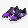 DIY-skor Mens Running Shoes One For Men Women Platform Casual Sneakers Classic White Black Purple Graffiti Trainers Outdoor Sports 36-48 8167