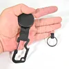 Other Office School Supplies 3 pcs/lot Retractable Keychain Heavy Duty Badge Holder Reel with Multitool Carabiner Clip Key Ring with Steel Wire Supplies 230719