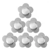 Nappe de Table 6 Pcs Métal Fleur Fixation Nappe Pendentifs Couverture Clips Magnétique Extérieur Titulaire Design Titulaires En Acier Inoxydable Fixateur Décor