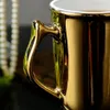 Xing Kilo Irish Golden Coffee Cup Nordic Golden Ceramic Cup Royal Court Gold Cup Рождественский подарок праздник T191024253O