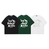 Men's T Shirts Summer Men Cotton Letter Cartoon Planet Printed Hip Hop Streetwear Oversized Shirt Casual Short Sleeve Tees Tops