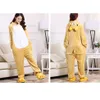 Rilakkuma Ours Onesie Adulte Femmes Hommes Pyjama Animal Une pièce Dans L'ensemble Épais Doux Jaune Sommeil Combinaison Vacances Festival Wear247B