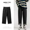 Erkekler Kot 2023 Y2K Kore Moda Bolggy Klasik Unisex Man Düz Denim geniş pantolon hip hop bagy açık mavi gri siyah