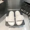 Damen klassische Perlen-Hausschuhe, Sandalen, Stiefel, Popsicle, lässig, Reißverschluss, Damenschuhe, Schwarz, Weiß, Rot, Blau, Rosa, Braun, Grün, Plateau-Slides mit Box, Designer-Luxusmarke