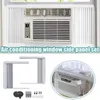 Curtain Air Conditioner Window Blind Baffles Easy Installation For Summer And Winter AC Use