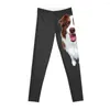 Aktive Hose Border Collie – Schokoladenbraune Beauty Leggings Sport für Frauen Gym Leggings Fitness