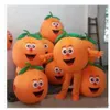 Terno de frutas laranja de alta qualidade para fantasia de mascote de qualquer tamanho Vestido extravagante Personagem de desenho animado Roupa de festa267L