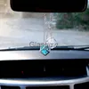 Interiördekorationer Creative Crystal Car Ornaments Car Pendant Decoration Ornament Hanging Trim Rearview Mirror Pendant Interiör Tillbehör X0718