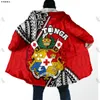 Heren Wolblends Polynesië Tonga FIJI Hawaii 3D-geprinte hoodie Lange jas Capuchon Mantel Dik donsjack Parka'sBovenkleding Katoenen truienDunnes HKD230718