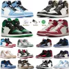 Men Basketball Shoes Jumpman High Mid top Bordeaux Atmosphere Bred Patent University Blue Hyper Royal Pale Ivory mens trainers sports sneakers