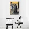 Edgar Degas Canvas Art Dipinti ad olio figurativi Ballerino che riposa Dipinto a mano Modern Dancers Artwork Entryway Decor