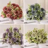 Decorative Flowers 1 Bunch Beautiful Simulation Flower Clear Texture Artificial Realistic Looking