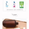 10pcs 120ml 250ml 500ml Amber Frosted PET Bottle with Black White Bamboo Pump Sprayer for Lotion Shampoo Cosmetic Etc 201014260S