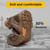 Bottes Chaussures De Sécurité Indestructibles Hommes Avec Embout En Acier Imperméable Travail Anti-Smash Anti-crevaison Homme