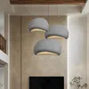 Chandeliers Nordic Wabi Sabi Led Pendant Lights Living Dining Room Chandelier Lustre Bar Suspend Lamps Home Decor Loft Hanging Light Fixture