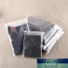 100 pçs Sacos de Embalagem Transparentes Reutilizáveis Sacos Plásticos Ácido Etch Camisas Meias Cuecas Organizador Saco Drop238w