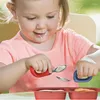 Dinnerware Sets Baby Child Cutlery Spoon Fork Set SUS 316 Stainless Steel Eating Training Short Handle PPSU Soft Tableware