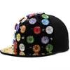 Bonés de bola Adulto Hip Hop PUNK Rock Full Spike Studs Rebites Bonés Femininos Masculino Menino Cool Flat Peaked Baseball Hats 230719