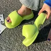 Kobiety letnie platforma sandały modne swobodne konopie zjeżdżalne grube podeszwy otwarte palce na plażę na plaży Kobiet spacery Eva kapcie 23 7421