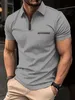 Polo da uomo Estate Taglie forti Abbigliamento Polo Canotta Tinta unita Manica singola Fitness Casual 230718