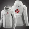 Sweats à capuche pour hommes 2023 Hommes Umbrella Corporation Casual Pulls Solides Comfrtable Harajuku Élégant Mode Beau Slim Classique Pull Tops