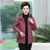 Women's Trench Coats Spring Autumn Windbreakers Jacket Women 2023 Loose Hooded Coat Pure Colour Outerwear Concealed Zipper Female