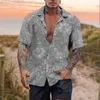 Pantaloni a due pezzi da donna Camicia da uomo Estate Hawaiian Animal Lion Stampe grafiche Turndown Casual Holiday Manica corta Abbigliamento Tropical Streetwear 230718